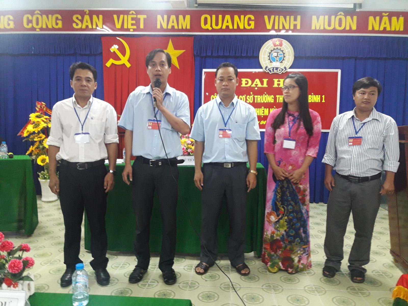 BCH CĐCS trường THPT Thanh Bình 1 nhiệm kỳ 2017-2022