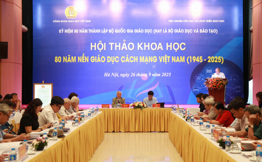 Hội thảo khoa học '80 năm nền giáo dục cách mạng Việt Nam'