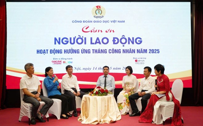 Công đoàn Giáo dục Việt Nam tổ chức chuỗi sự kiện nhân Tháng Công nhân 2026