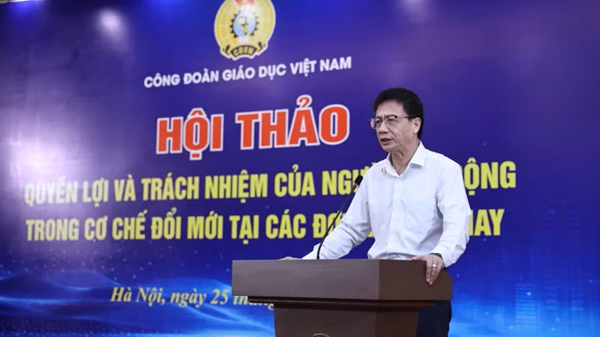 Công đoàn Giáo dục Việt Nam quan tâm chăm lo nhân viên, người lao động trực tiếp